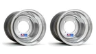 Dwt Polished Rear Wheels Rims 9" 9X9 4/115 Yamaha Raptor 700/660 YFZ450 Banshee New. Price: $179.95.