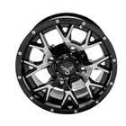 Quadboss Barbwire Wheel 15X7, 4/137, 5+2, Black/machined RT-GW081157137MBB New. Price: $220.72.