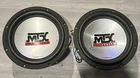 Set 2 Mtx Inch Audio Thunder 5500 Subwoofer Speaker T5510-44 Free Ship Used. Price: $189.95.
