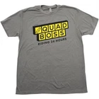 Quadboss Waffle Tee Grey/yellow X-large 155381 New. Price: $29.16.
