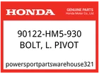Honda Oem Part 90122-HM5-930 Bolt B, Pivot New. Price: $12.76.