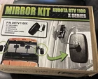 Kubota ( Series) External Cab Mirror Kit P/n DRTV1100X New Farm Atv. Price: $119.95.