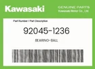 Kawasaki Genuine Bearing-ball 92045-1236 New. Price: $19.35.