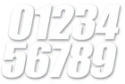 Dcor Individual Numbers 6IN. NO.4 White Motorcycle Atv/utv Dirt Bike 45-16-4 New. Price: $16.69.