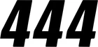 Dcor 45-24-4 Sx Plate Number #4 Black 4" New. Price: $13.95.
