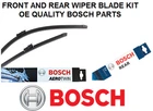 Mazda Front And Rear Wiper Blade Set Windscreen 2014 Onwards Bosch Aerotwin New. Price: $37.60.