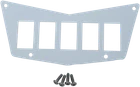 Moose Racing Dash Plates White Center Switch 0521-1710 New. Price: $29.95.