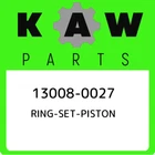 13008-0027 Kawasaki Ring-set-piston 130080027, New Genuine Oem Part. Price: $92.76.