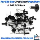 For Ski-doo 3/16 Steel Pop Rivet Repalce # 293150104 Bag Of 25 Can-am New. Price: $12.99.