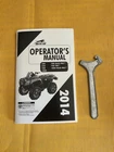 2014 Arctic Cat Operators Manual 500 550 700 1000 Pn 2259-802 Used. Price: $25.00.
