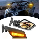 Led Turn Signal Racing Side Mirrors For Can-am Maverick X3 Turbo 2017-2026 New. Price: $45.99.