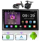Atoto 7" Double Din Android Stereo Bluetooth Wireless Carplay W/ Dual Camera New. Price: $161.49.
