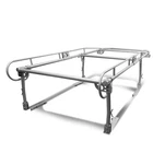 132"X 57" Silver Steel Pickup Truck Utility Adjustable Quad Bars Ladder Rack New. Price: $270.99.