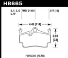 Hawk Performance HB665D.577 ER-1 Disc Brake Pad New. Price: $239.99.