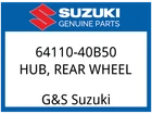 Suzuki Oem Part 64110-40B50 Hub,rear New. Price: $126.17.