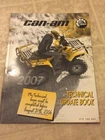 2007 Brp Can-am Atv Four / 4 Wheeler Technical Update Book 219100252 Manual Used. Price: $25.95.