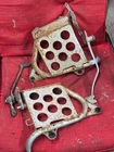 90-04 Genuine Yamaha Warrior 350 Heel Guards Foot Pegs Brake Pedal Shifter Used. Price: $89.00.