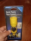 Camco Rv 20103 Quick Plastic Hose Connector With Shut Off New!. Price: $9.99.