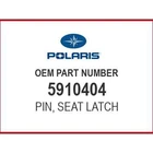 Polaris Seat Latch Pin 5910404 Oem New. Price: $29.99.