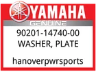 Yamaha Oem Part 90201-14740-00 Washer, Plate New. Price: $9.49.