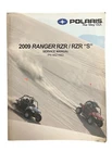 Polaris Ranger Rzr / "s" 2009 Service Manual Pn 9921883 Used. Price: $31.00.