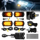 Street-legal Atv/utv Turn Signal, 110D Horn Flow Led Blinkers & Lever Switch Kit New. Price: $101.96.