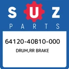 64120-40B10-000 Suzuki Drum,rr Brake 6412040B10000, New Genuine Oem Part. Price: $343.32.