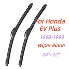 For Honda Ev Plus 1998-1999WINDSHIELD Wiper Blade 24"+22"ALL-SEASON Front J-hook New. Price: $16.99.