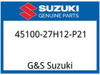 Suzuki Oem Part 45100-27H12-P21 Seat Assy (black) New. Price: $265.02.