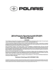 2014 Polaris Sportsman 570 Efi Service Manual New. Price: $25.77.