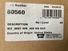 Warn 80560 Atv Winch Mounting System Fits 08 LT-A400F Kingquad As Kit New. Price: $44.99.