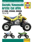 Haynes Atv Repair Guide: Suzuki, Kawasaki & Arctic Cat 2003-2009 Models New. Price: $50.87.