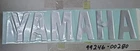 99246-00280-00 Oem Genuine Yamaha Emblem Silver 1/2" Letters New. Price: $14.95.