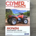 1998-2004 Honda Foreman Atv Quad Clymer Service & Repair Manual New. Price: $34.95.
