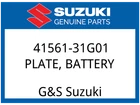 Suzuki Oem Part 41561-31G01 Plate, Battery New. Price: $9.28.