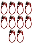 10 Audio Rca Y Adapter 2 Female Jacks Extension Splitter DS18 New. Price: $92.53.
