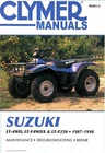 Suzuki LT-4WD, LT-4WDX, LT-F250, Quadrunner, King Atv Repair Manual 1987-98 New. Price: $51.39.