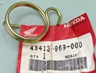 New Genuine Honda 43413-969-000 Rear Brake Drum Spring Return Big Red ATC200ES. Price: $97.45.