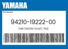 Yamaha Genuine Tube (100/90-19 M/c TR4) 94210-19222-00 New. Price: $44.82.
