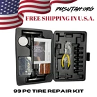 93 Pc Atv Utv Sxs Tire Repair Kit Tool Set Valve Stem Patch Plug Trail Pmsutah New. Price: $37.93.