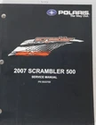 2007 Polaris Scrambler 500 Atv Quad Repair Shop Service Manual Book Oem 9920769 Used. Price: $39.99.