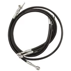 Streamline Front Steel Braided Brake Black For Yamaha YFZ450R 2009-2023 New. Price: $86.75.