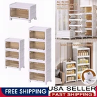 All-in-one Collapsible Storage Cabinet Box Organizer Container W/ Wheels New. Price: $28.39.