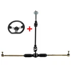 Atv Go Kart Quad Steering Wheel Steel Kit Gear Rack Pinion Adjustable Shaft Set New. Price: $124.03.