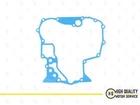 Gear Case Gasket, Timing Cover For Kubota, 1E125-04130, D902. New. Price: $24.00.