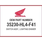 Honda Sw, Lighting Dimmer 35230-HL4-F41 Oem New. Price: $33.55.