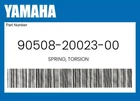 Yamaha Genuine Spring, Torsion 90508-20023-00 New. Price: $5.06.