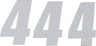 Dcor 45-16-4 Sx Plate Number #4 White 6" New. Price: $13.95.