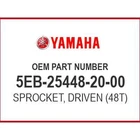 Yamaha Sprocket, Driven (48T) 5EB-25448-20-00 Oem New. Price: $64.38.