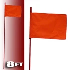 Firestik Stick W/orange Safety Flag 8FT F8-RED-8120R New. Price: $27.10.
